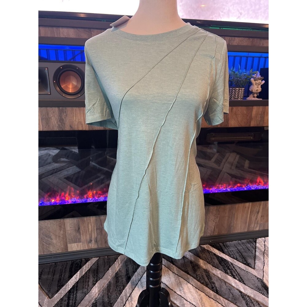 Sunbs Classic Active Fashion Light Green T-Shirt, Size L